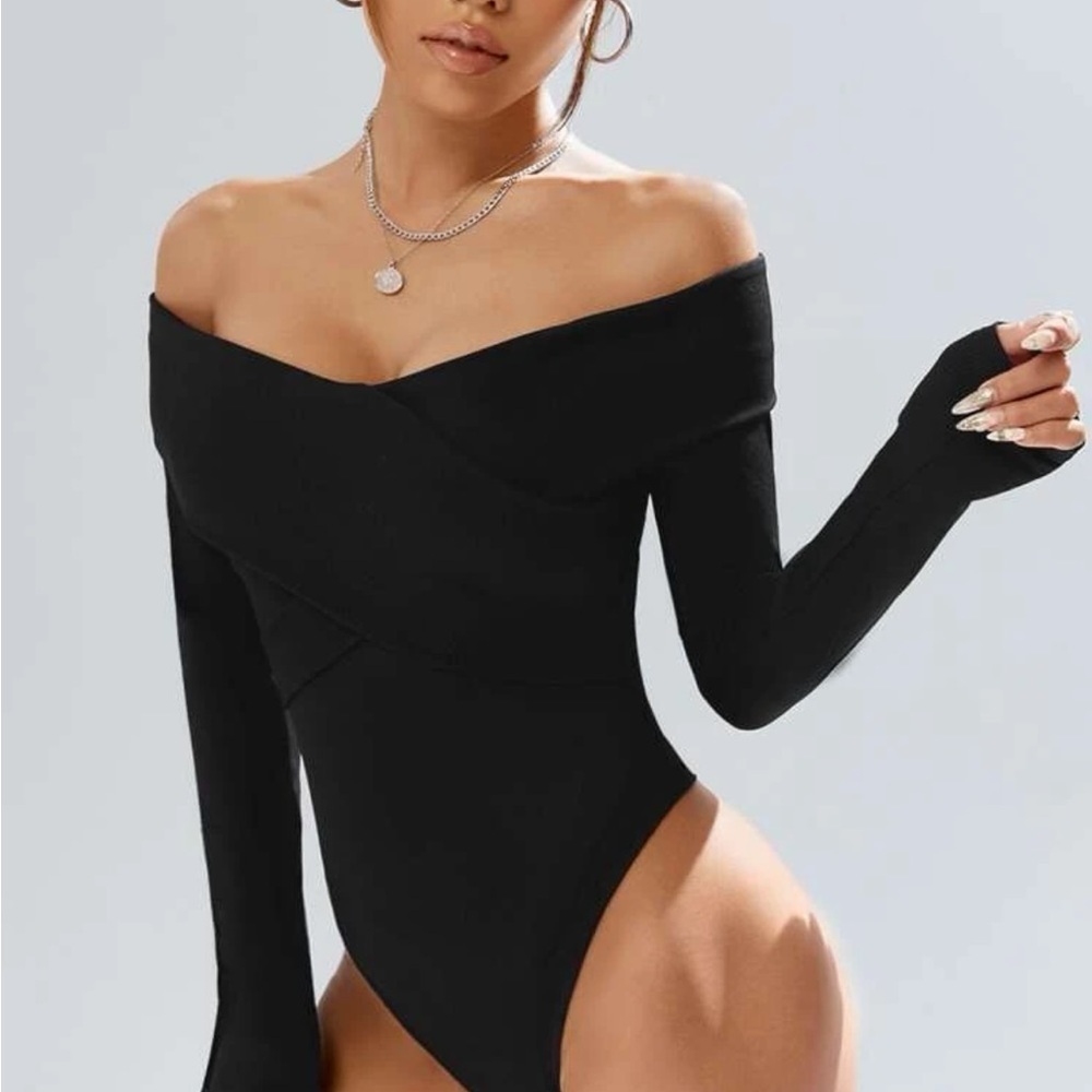 3/$25 SHEIN Cross Front Bodysuit
